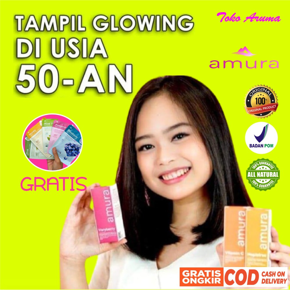 Serum Amura Serum Expert Serum Gold Acne Kecantikan Skincare Wajah Jerawat Flek Hitam  Asli BPOM