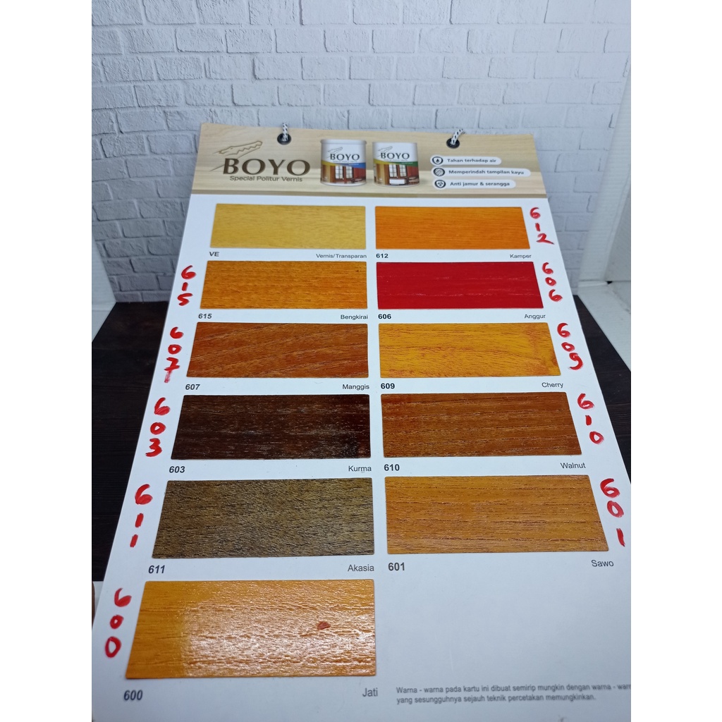 Politur Vernis Boyo 1 Liter
