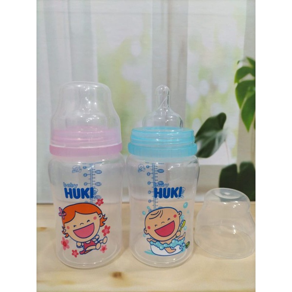 Botol Susu Baby Huki Wide Neck BPA Free 250 Ml /125 Ml