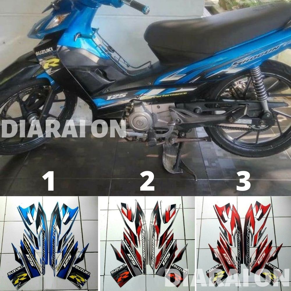 Striping Stiker Motor Shogun rr New 2008 Sticker Shogun RR 2008 Murah