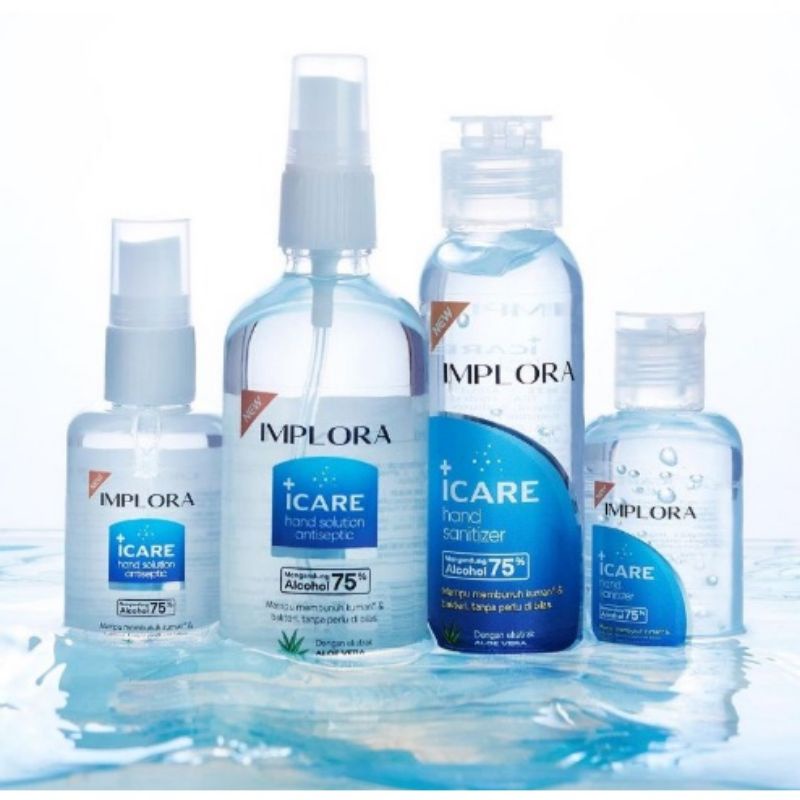 Implora Icare Handsanitizer Antiseptic Gel 30ml Karakter Gantung Lucu