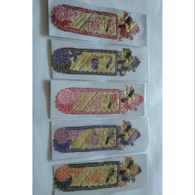 

Pembatas Buku Wayang Kulit Cap Indonesia