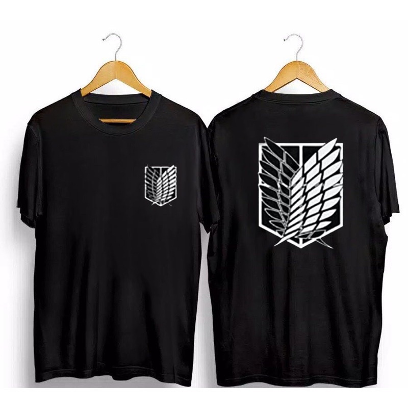 ATTACK ON TITAN KAOS ATTACK ON TITAN BAJU KAOS T SHIRT PRIA WANITA DISTRO ANIME ATTACK ON TITAN COD