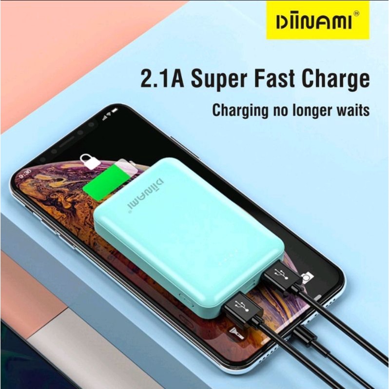 DIINAMI DI - Y20 POWERBANK POWER BANK 8000 mAH ORIGINAL FAST CHARGING