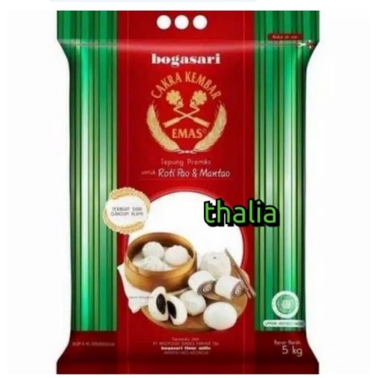 

CAKRA KEMBAR EMAS PAO 5KG TEPUNG BAKPAO/MANTAO KUALITAS TERBAIK