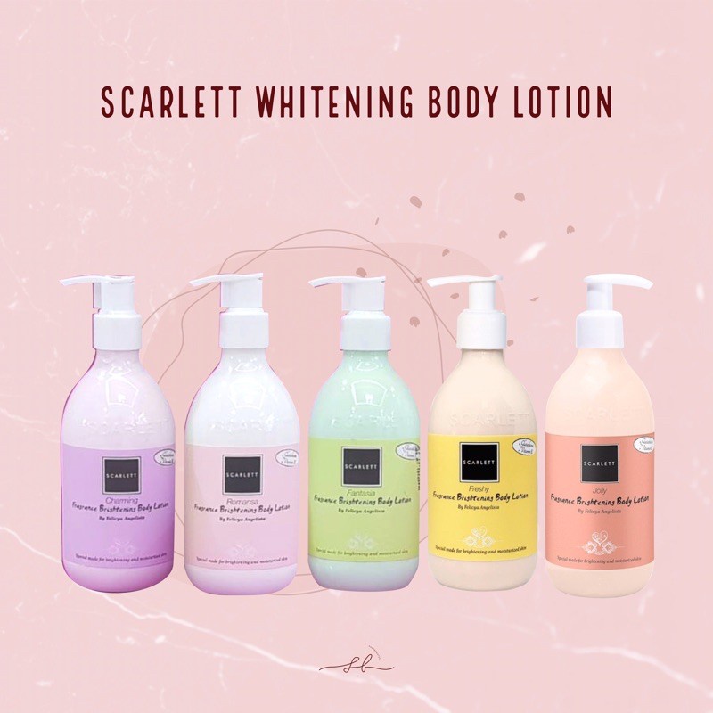 SCARLETT WHITENING BODY LOTION 300 ML BY FELICYA ANGELISTA