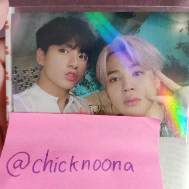 PC Jikook Ticket Holder 5th Muster