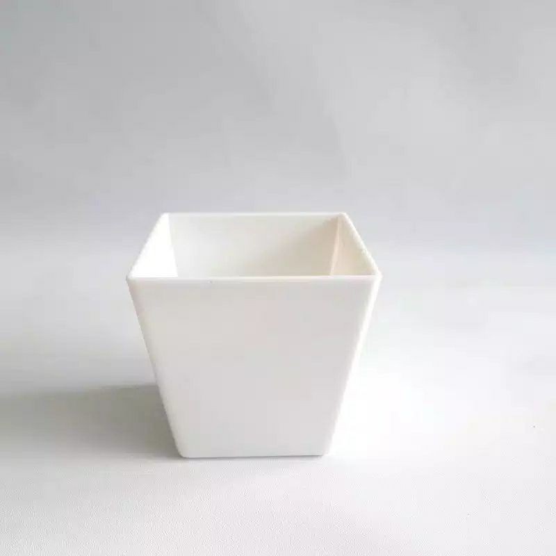 dnd VAS MELAMIN KOTAK BESAR  8808 - pot bunga plastik artificial home decor shabby chic / vas bunga 