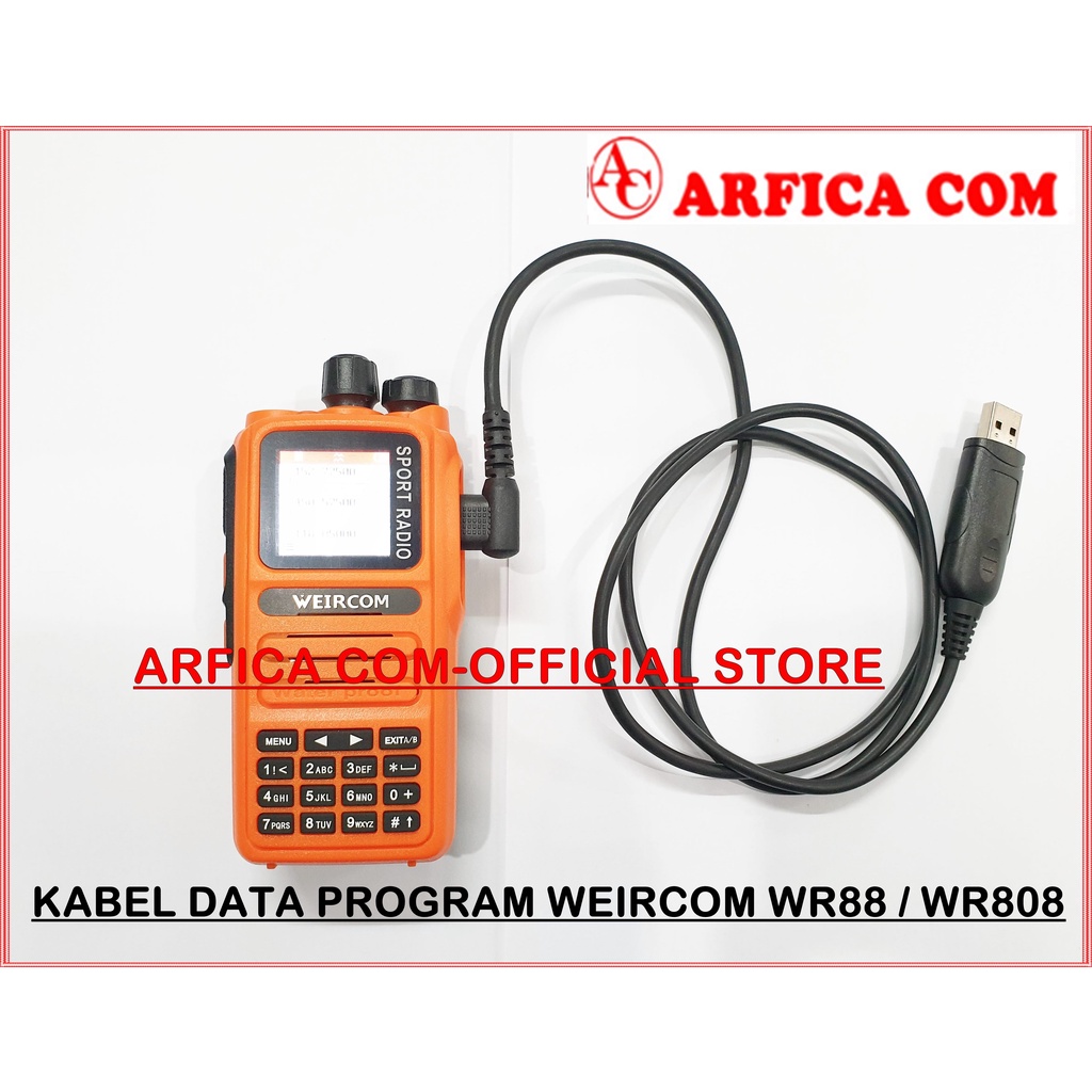 KABEL DATA PROGRAM USB HT WEIRCOM WR 88 WR 808 -WEIRCOM WR88 PLUS