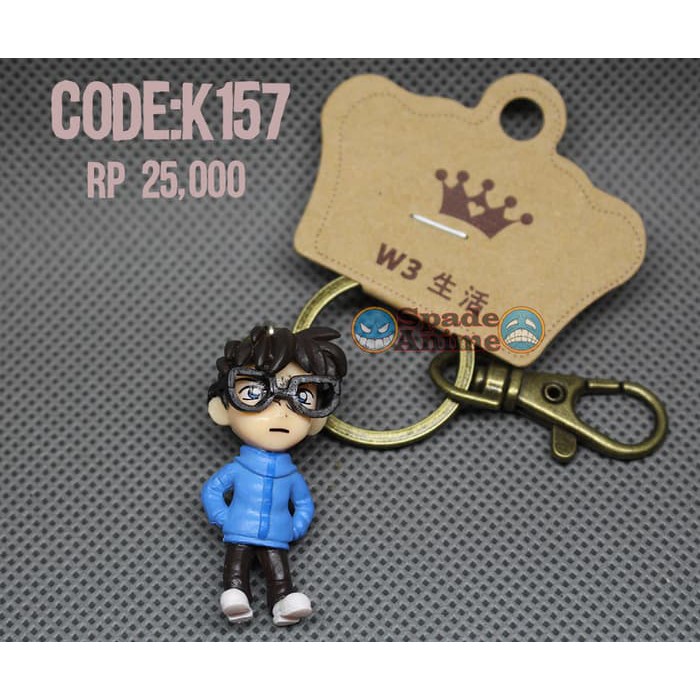 gantungan kunci detective conan action figure lucu (-spade shop)- keycha
