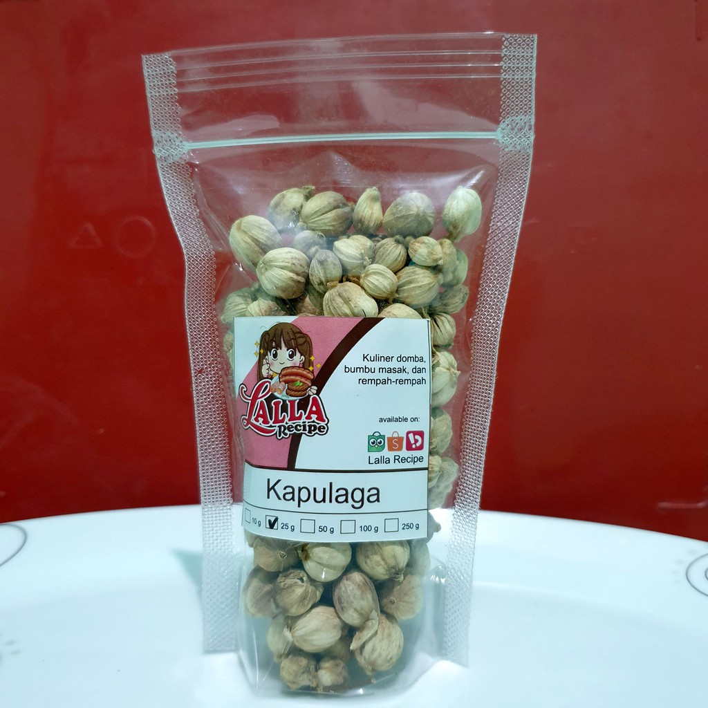 

Kapulaga Putih 25 gram / Kapulaga Jawa / Kapol Kering Premium - 25 gram