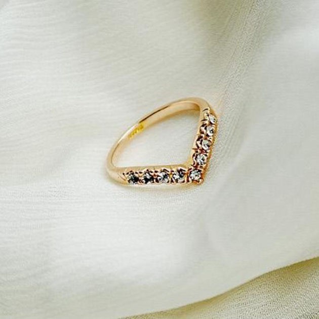 OILA cincin berlian simpel retro diamond ring (2J2) jci045-1