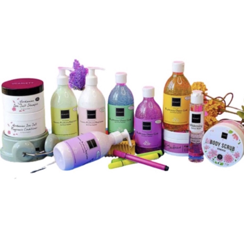SCARLETT WHITENING Series Paket Lengkap Scarlett By Felicya Angelista Scarlett Body Lotion Scarlett 