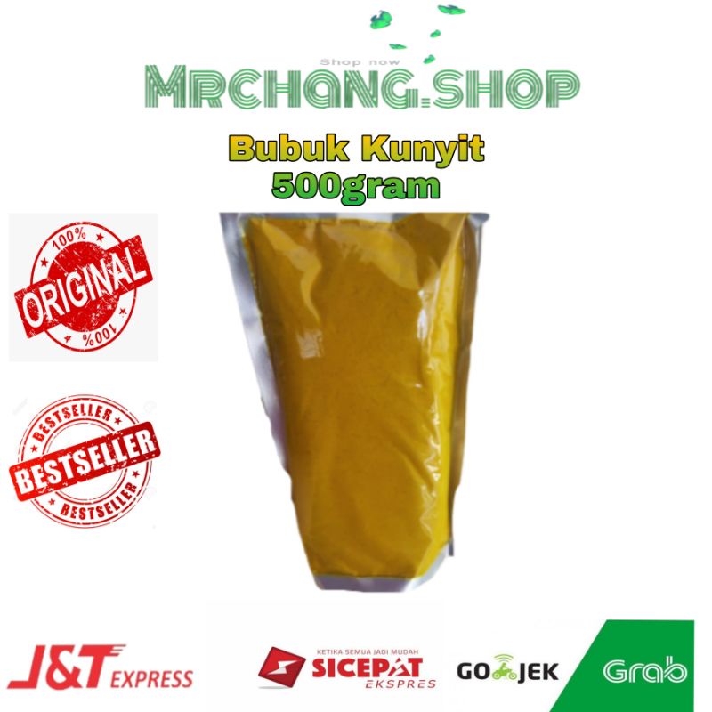 

Kunyit / bubuk kunyit / serbuk kunyit / kunyit kuning 500gram