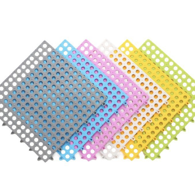 ⭐Bobastore⭐ R529 ALAS KANDANG KELINCI KUCING ANJING ALAS 30x30 POLKADOT - TATAKAN KANDANG KELINCI - FOOTREST KELINCI-1
