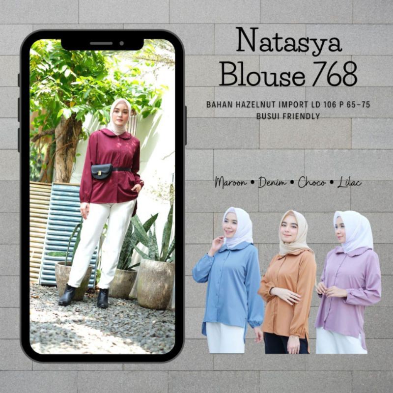 NATASYA BLOUSE / ATASAN / KASUAL