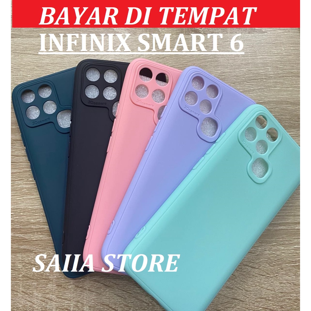 Saiia Store Kesing Infinix Smart 6 NFC Softcase Silikon Kesing Infinix Smart 6