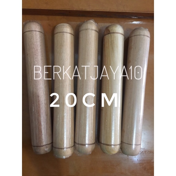 Rolling Pin Kayu Penggilas Penggiling Adonan 20cm