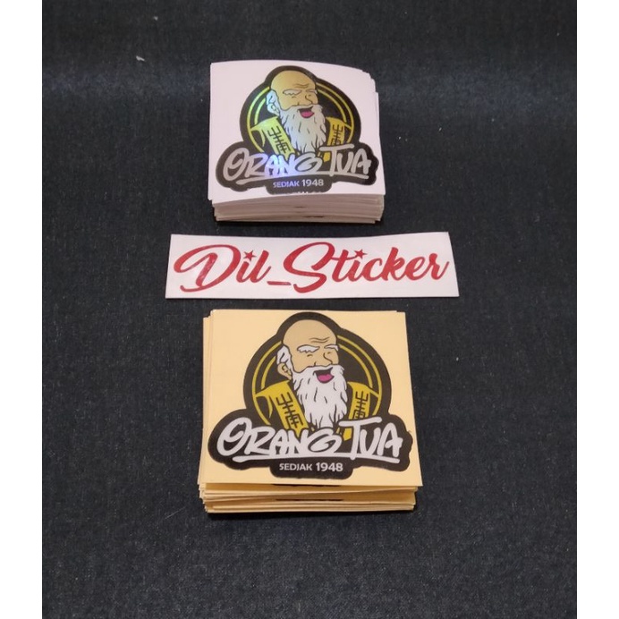

STICKER ORANG TUA PRINCUTT BAHAN HOLOGRAM DAN REFLECTIVE