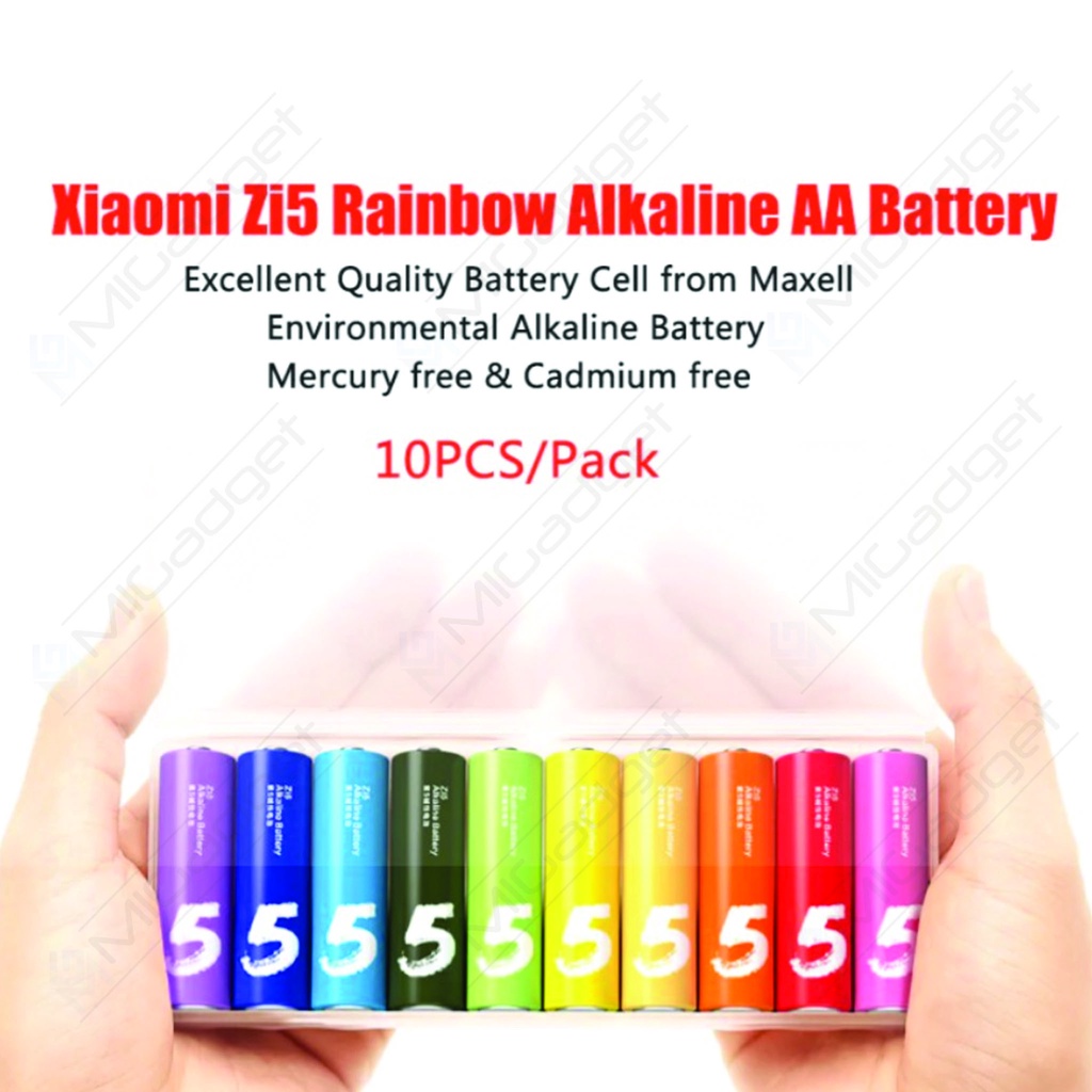 Zi7 Zi 7 Zi5 Zi 5 Rainbow Battery 10pcs Baterai AA Zi5 AAA Zi7