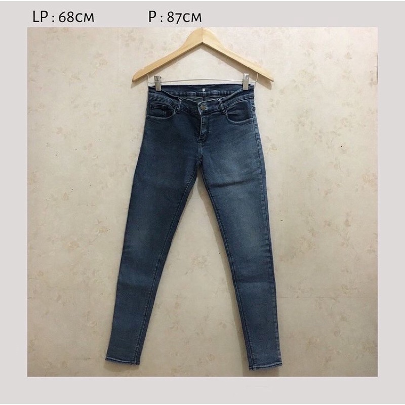 PRELOVED SECOND CELANA PANJANG JEANS 7/8 SIZE 27