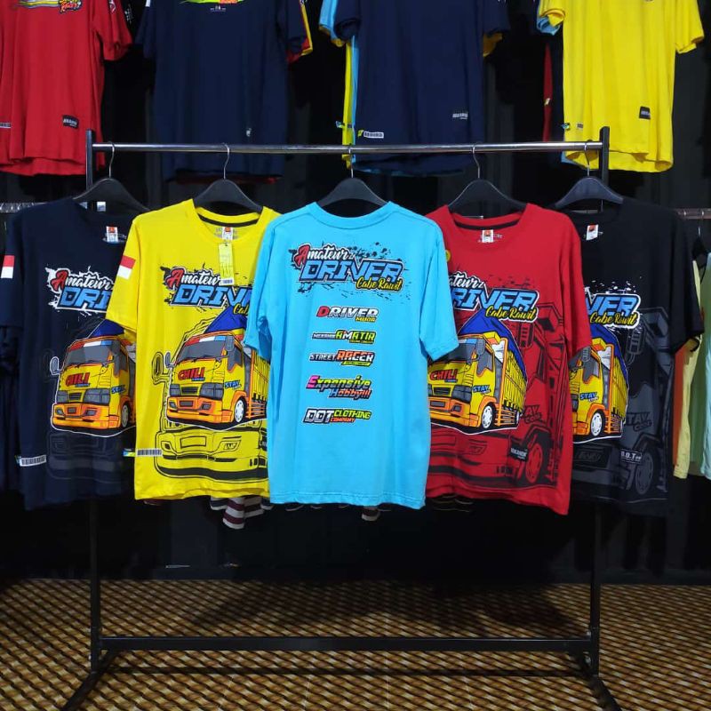 Kaos amatir dirver original truk oleng