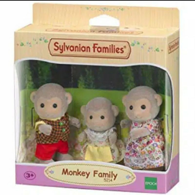 Monkey Family Sylvanian Rare