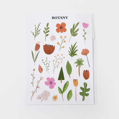 imoda 1lembar Stiker Berwarna-warni Lucu Diary Jurnal Alat Tulis Serpihan Scrapbooking DIY Dekorasi-L