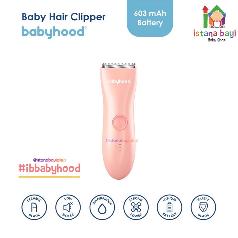 Babyhood Alat pencukur rambut bayi/balita dari Babyhood Hair Trimmer (BB-2011)