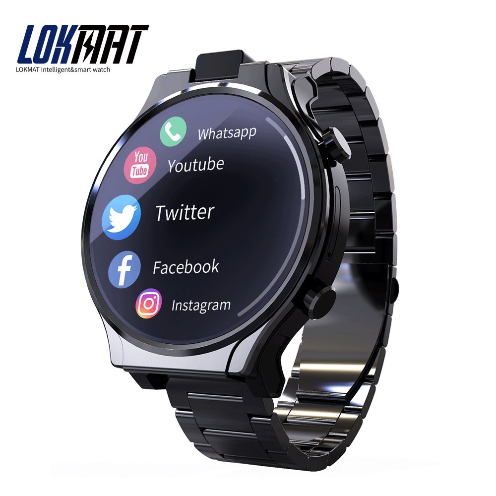 LOKMAT 2.1" APPLLP PRO 4G Smart Watch GPS WIFI Watches 4GB 64GB 13MP Camera 1600mAh Watch Phone Smar