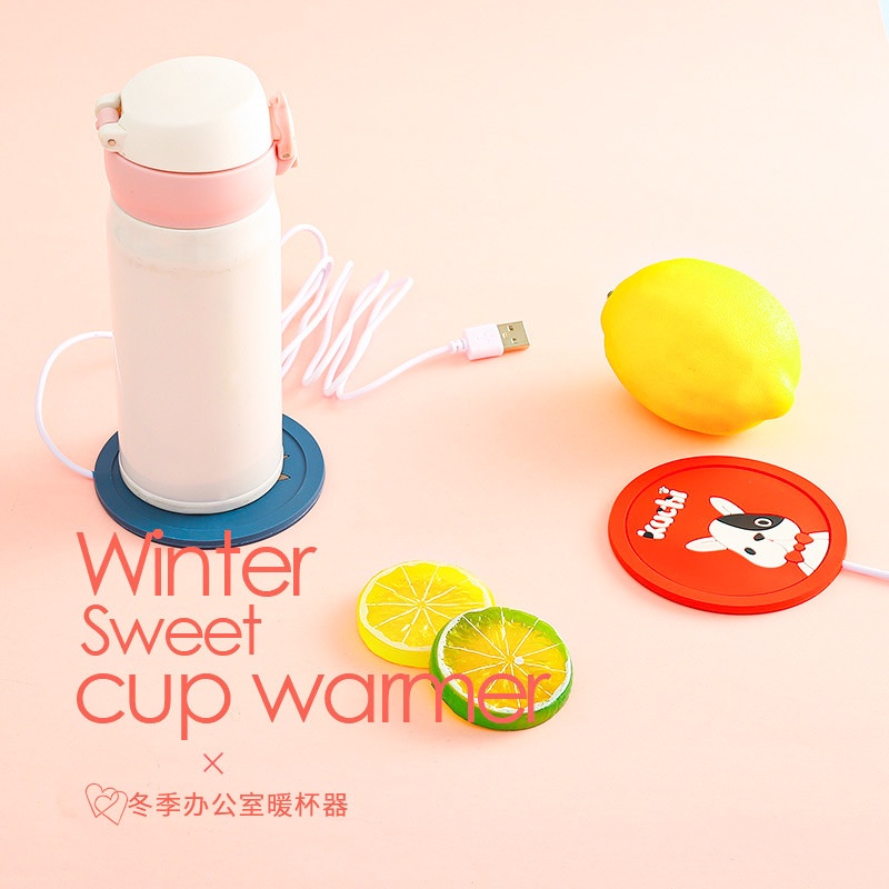 Penghangat Minuman Kopi Teh Tatakan Gelas Pemanas Coffee Cup Warmer Heating Pad