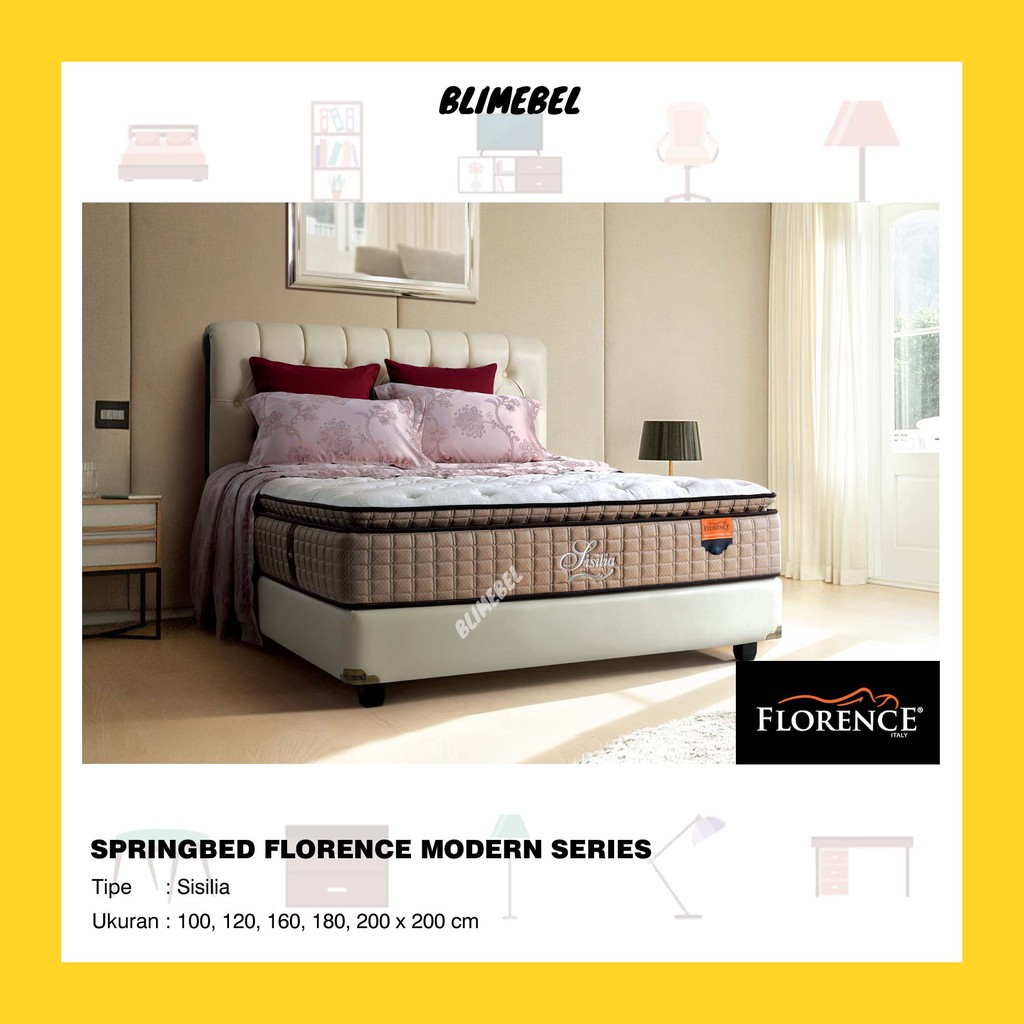 [FREE ONGKIR JAWA-BALI] BLIMEBEL Florence Spring Bed Sisilia / Matrass Tempat Tidur