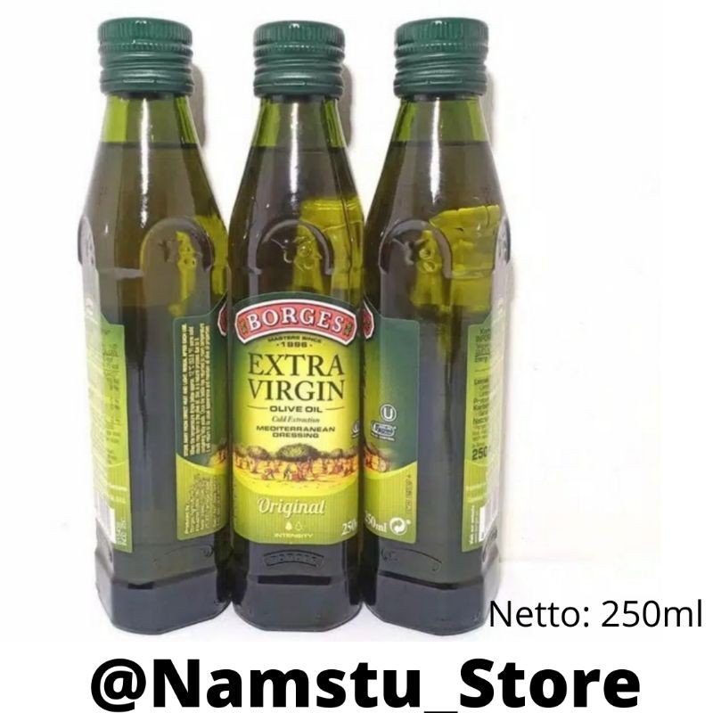 

Minyak Zaitun Asli Perasan Pertama - BORGES Extra Virgin Olive Oil 250 ml