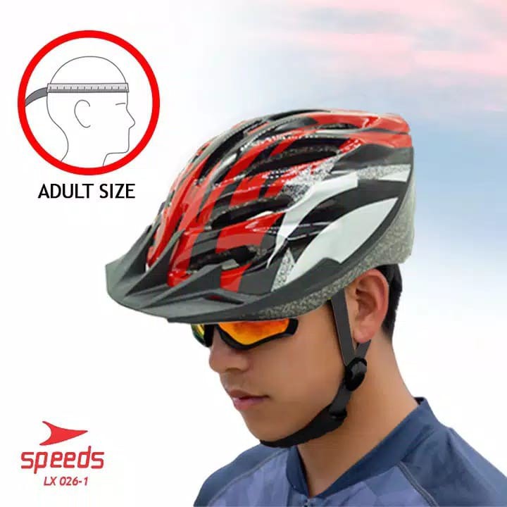 Helm  Vizor Dewasa  ALL SIZE Sepeda  Cycling Unisex Helmet 