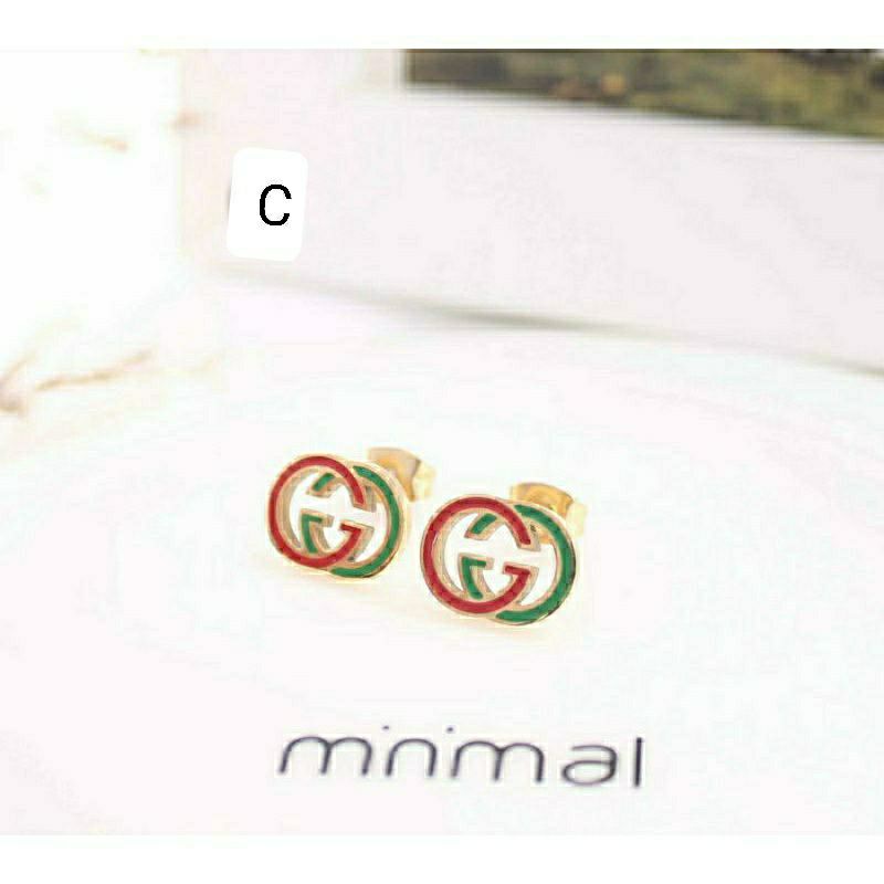 Anting fashion titanium asli anti karat&amp;alergi giwang tusuk