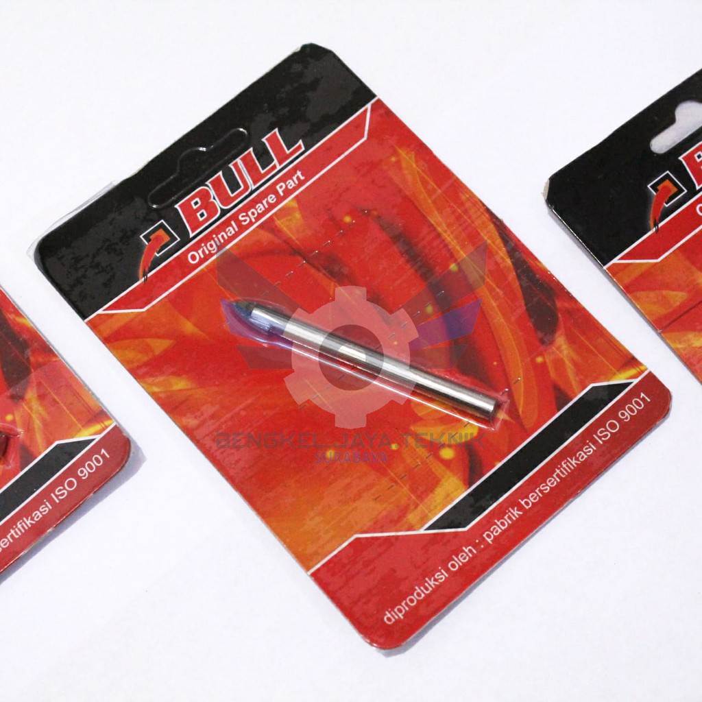 Mata Bor Tombak 5mm 6mm 8mm 10mm / Mata Bor Kaca Tombak BULL