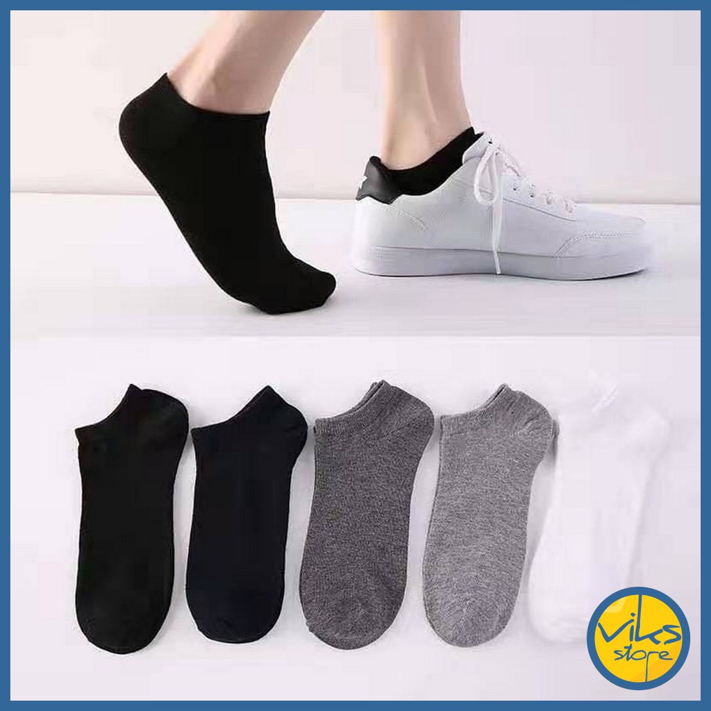 Kaos Kaki Semata Kaki Pendek Warna Polos Unisex Nyaman Distro Lokal Blackkelly Matakaki Angkle Socks Pria Wanita