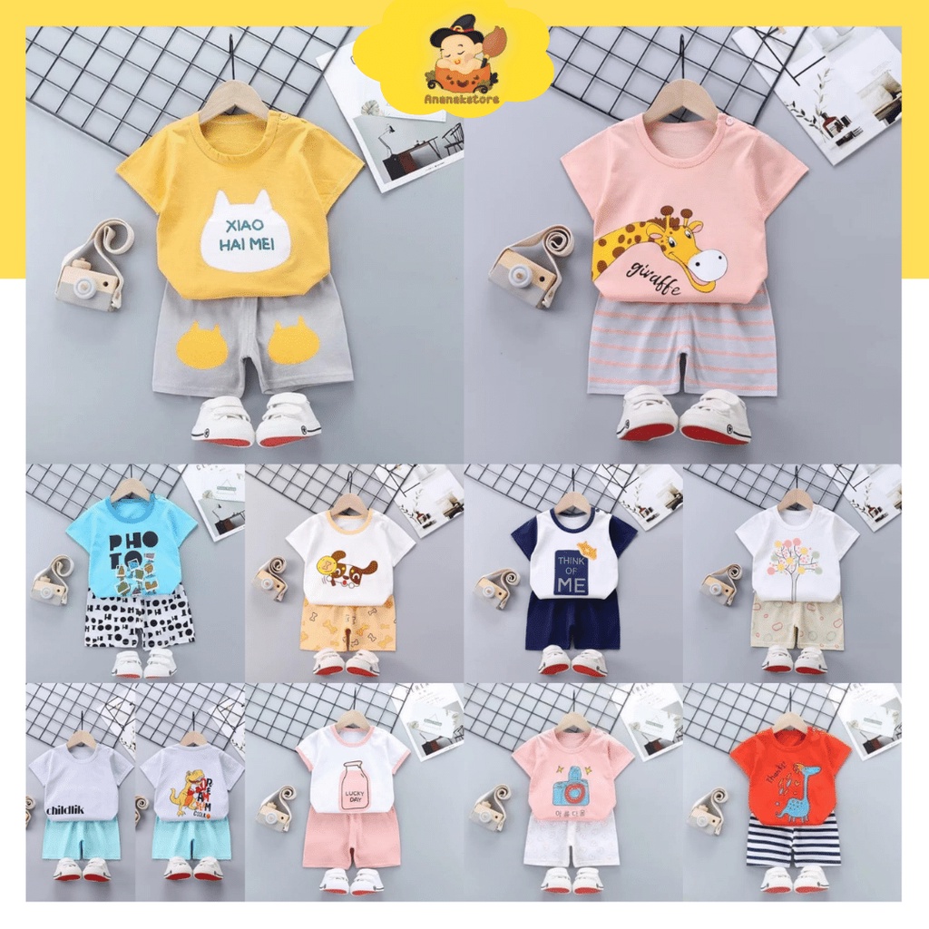 Baju Bayi | Stelan bayi import | setelan bayi karakter 0-1 tahun | baju bayi laki laki