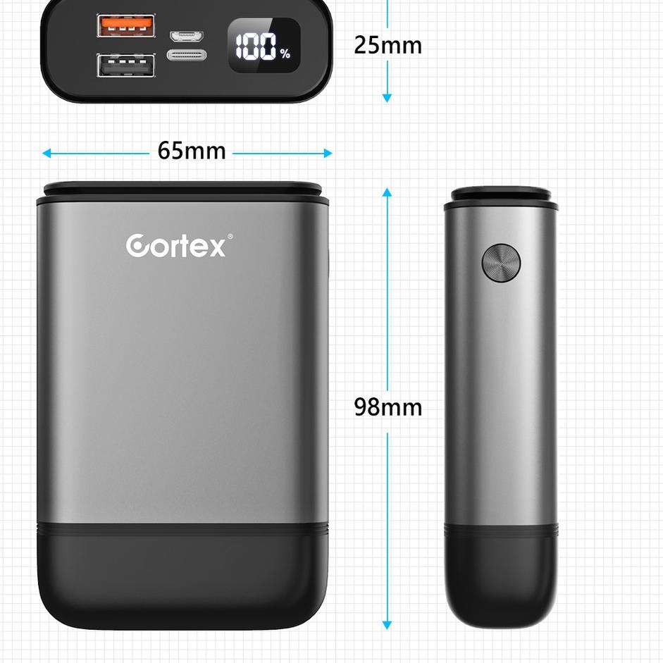 Harga Termurah LE7YO Cortex 10000mAh 18W Super Fast Charging mini Powerbank QC3.0+PD3.0/Type-c + 2US