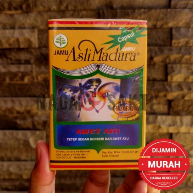 Jamu madura Jamu Awet Ayu Kapsul isi 24 Perawatan tubuh dan kulit wanita Kecantikan wanita herbal
