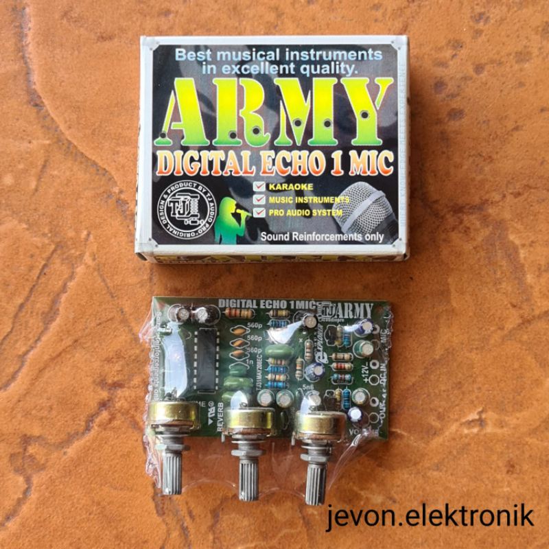 Army Digital Echo 1 Mic TJ Audio Pro Original