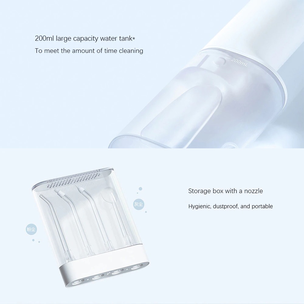 Mijia Oral Irrigator Portable Water Dental Flosser cleaning water Coral