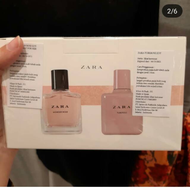 Parfum zara wonder rose & tuberose 100ml