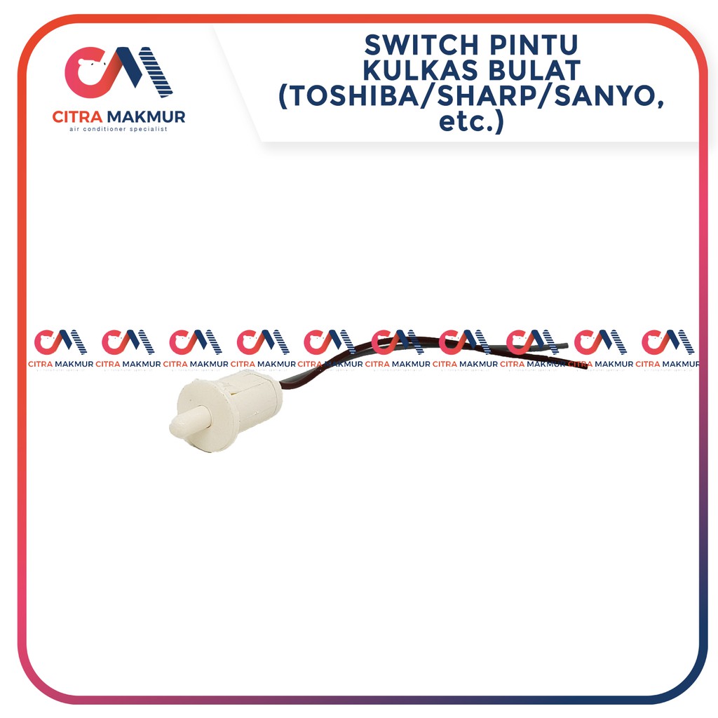 Switch Pintu Kulkas Lampu Bulat Saklar on off Sanyo Showcase Freezer Kabel 1,5 cm 1,5cm