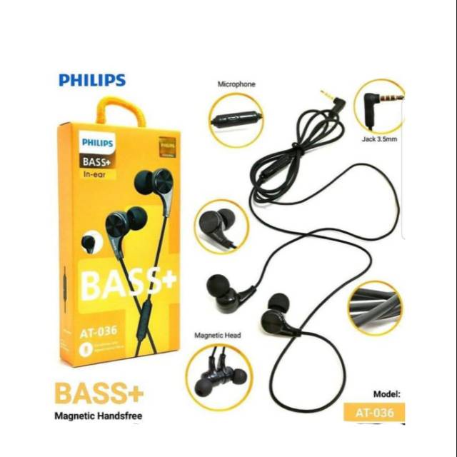 HEADSET PHILIPS BASS AT-036
