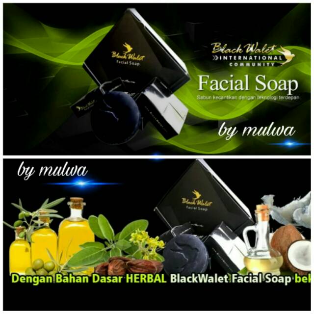 Sabun muka black walet / sabun wajah black walet / sabun black walet / facial soap