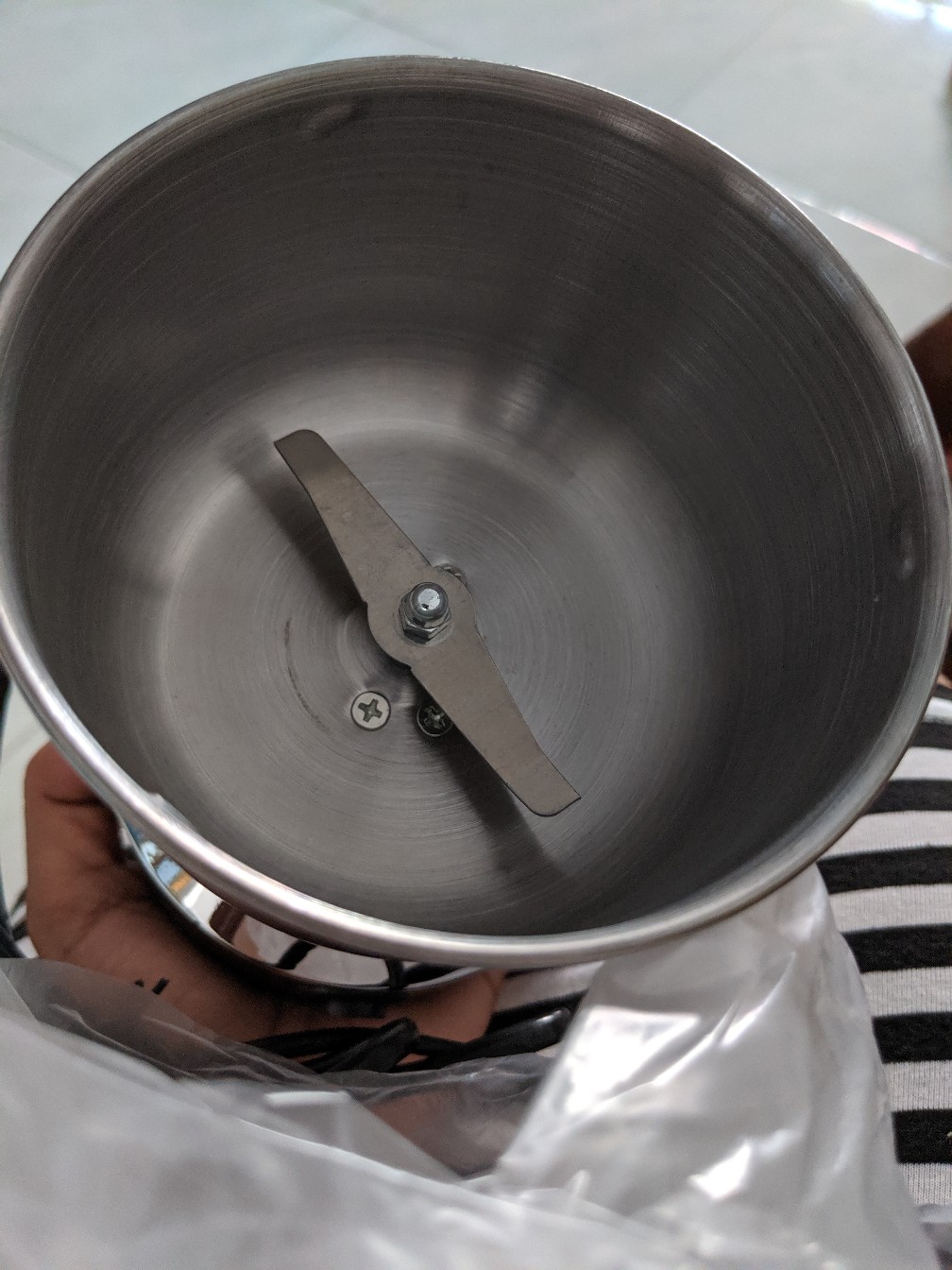 Alat Penggiling Biji Kopi Electric Coffee Grinder Penggiling Portable Gilingan Biji Kopi 150w