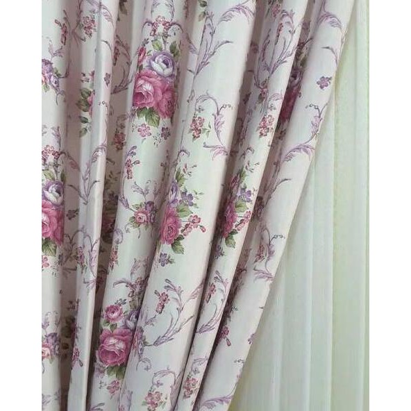 Terbaru.. Gorden shabby blackout poni rempel gordyn jendela pintu korden hordeng gordeng shabbychic