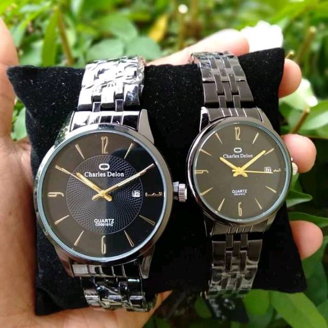 Jam tangan couple charles delon