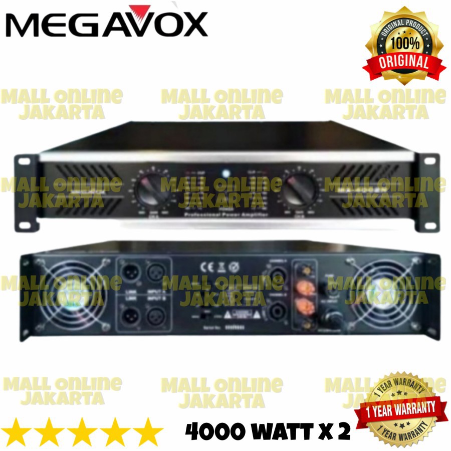 Power audio MEGAVOX MA4002N Original Ma 4002n Ma 4002 Ma4002